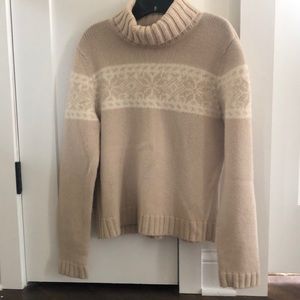Lauren by Ralph Lauren Beige “Fair Isle” Sweater